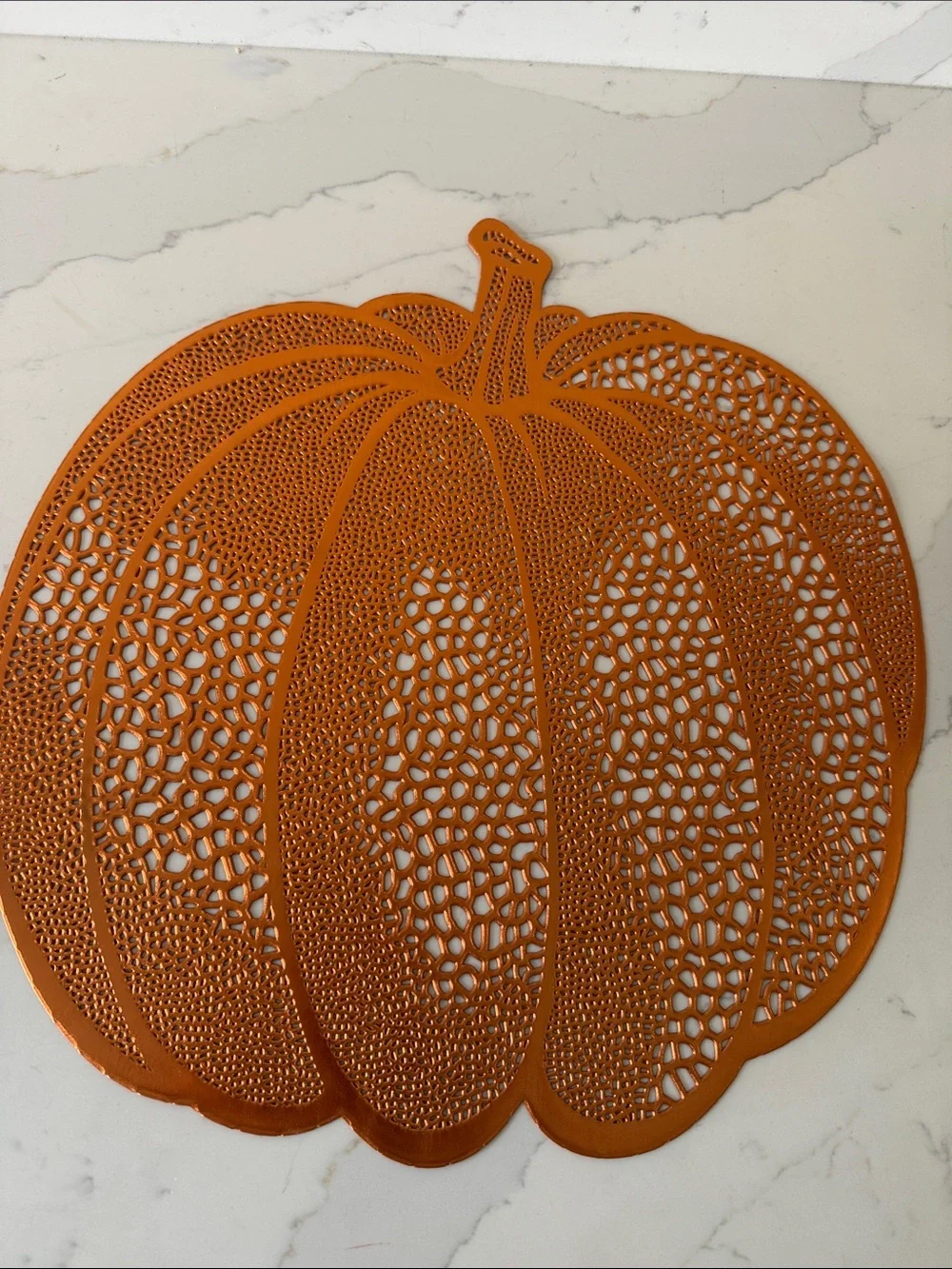 Orange Pumpkin Placemats Set of 2